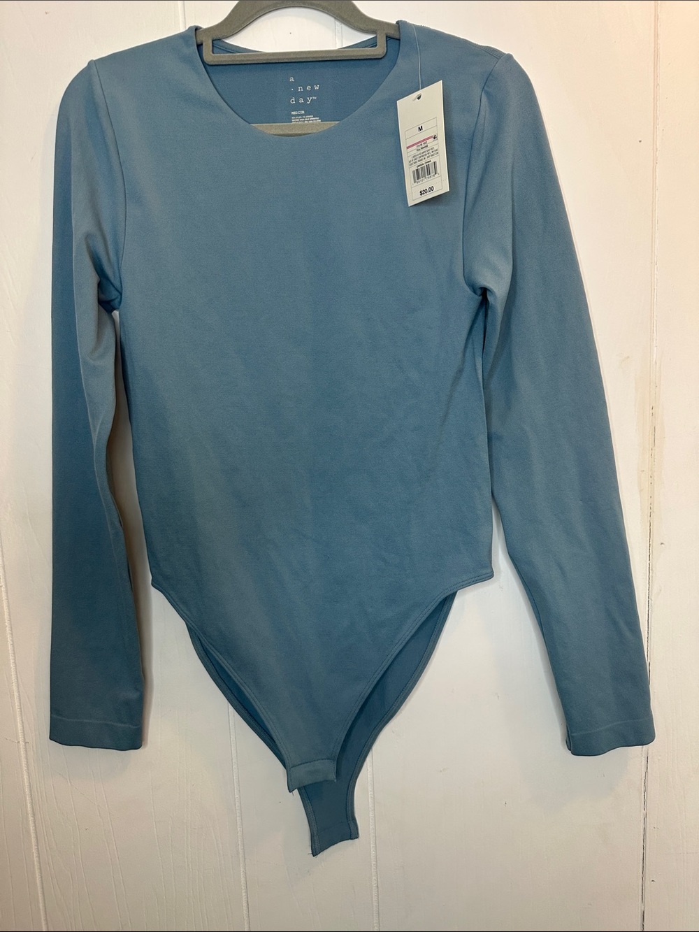 a new day Slate Blue Long-Sleeve Bodysuit